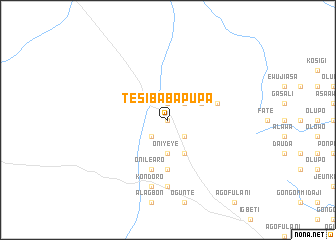 map of Tesi Baba Pupa