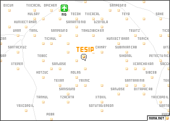map of Tesip