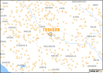 map of Teskera