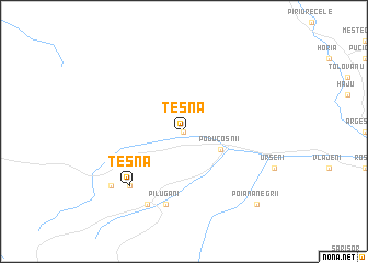 map of Tesna