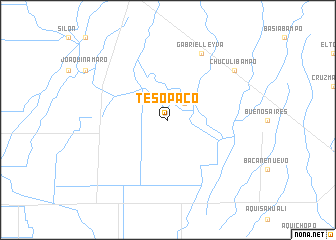 map of Tesopaco