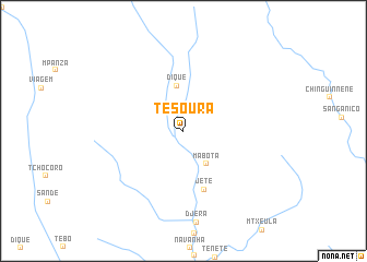 map of Tesoura