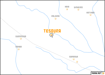 map of Tesoura