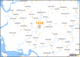 map of Teso