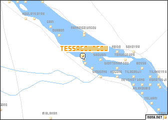 map of Tessa Goungou