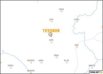map of Tessama