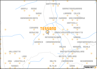 map of Tessano