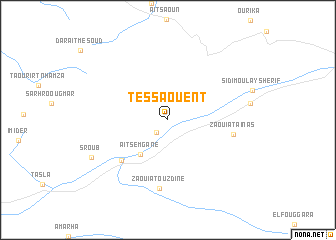 map of Tessaouent