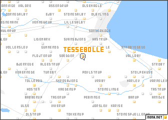 map of Tessebølle