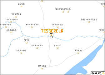 map of Tésséréla