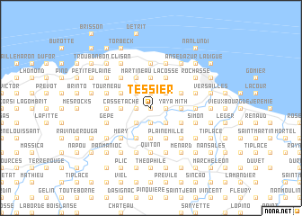 map of Tessier