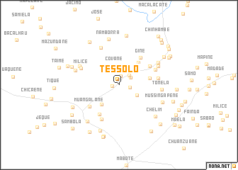 map of Tessolo