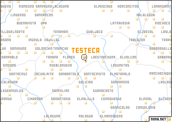 map of Testeca