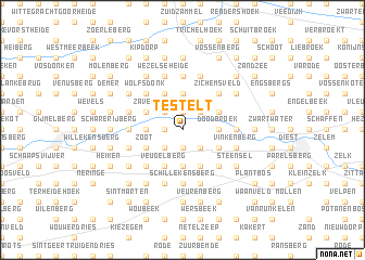 map of Testelt