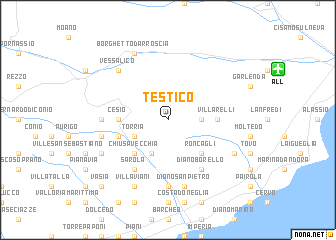 map of Testico