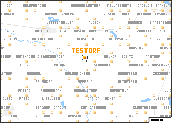 map of Testorf