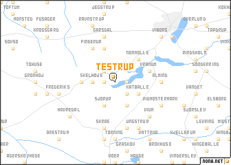 map of Testrup