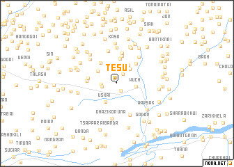 map of Tesu