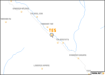 map of Tes