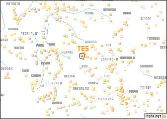 map of Tes