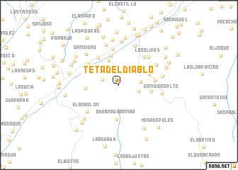 map of Teta del Diablo