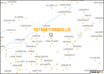 map of Teta de Tinaquillo