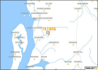 map of Tetāng