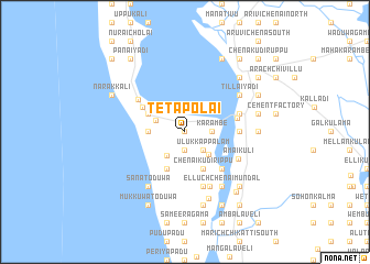 map of Tetapolai