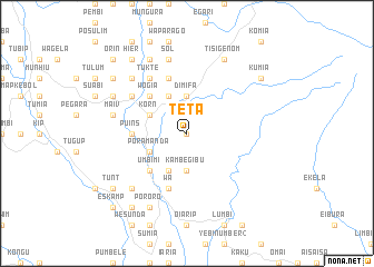 map of Teta