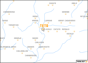 map of Teta