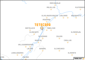 map of Tetecapa