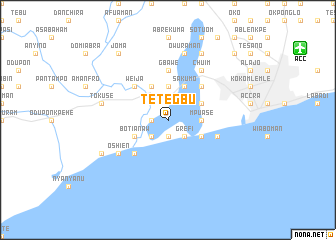 map of Tetegbu