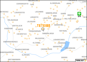 map of Teteiba