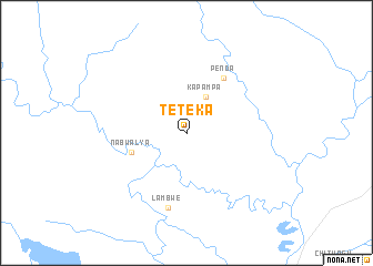 map of Teteka