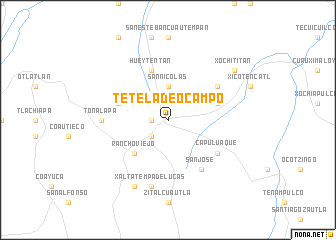 map of Tetela de Ocampo