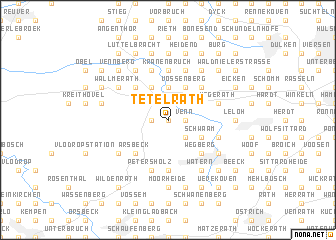 map of Tetelrath