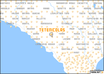 map of Tête Nicolas