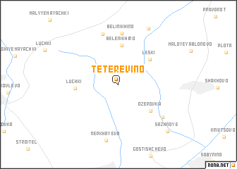 map of Teterevino