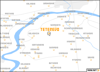 map of Teterevo