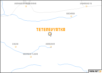 map of Teterevyatka