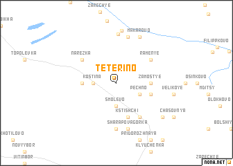 map of Tetërino