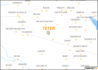 map of Teteri