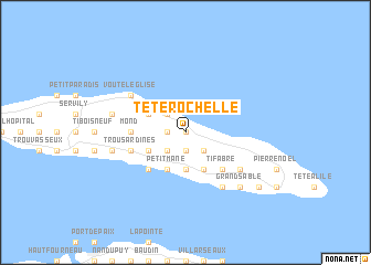 map of Tête Rochelle