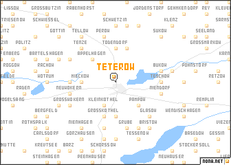 map of Teterow