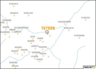 map of Tetero