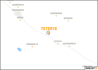 map of Teter\