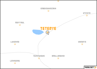 map of Teter\