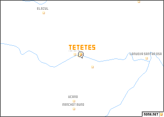 map of Tetetes