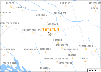 map of Tetetla