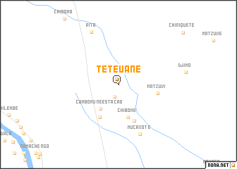 map of Teteuane